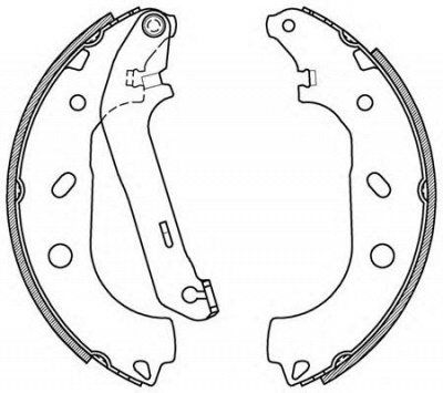 OPEN PARTS bsa209000 -  Комплект тормозных колодок